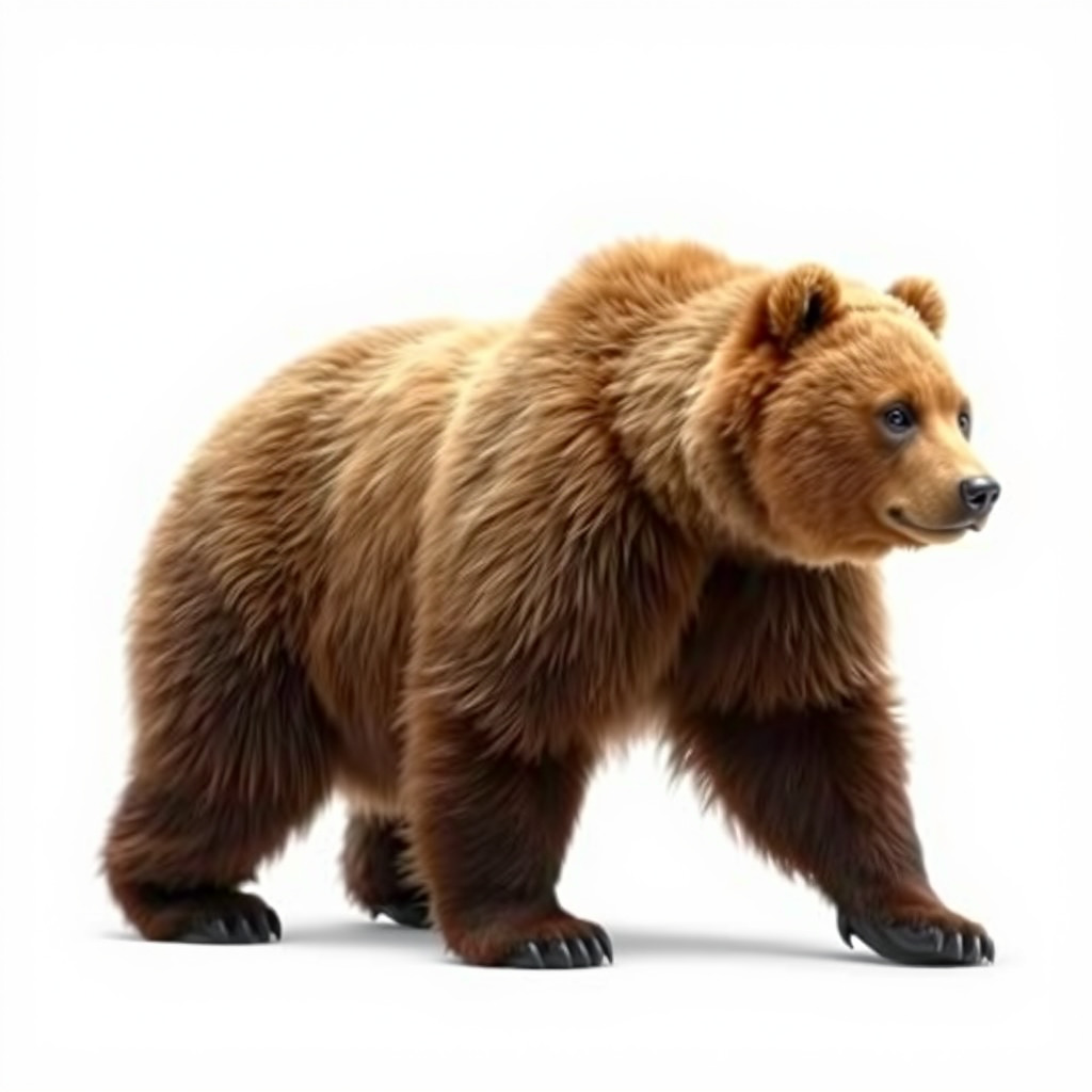 Realistic Bear Model Pack with Diverse Level of Detail Low-poly 3D model_2