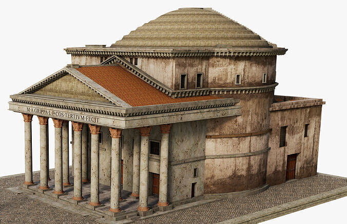 Pantheon in Rome 3D model