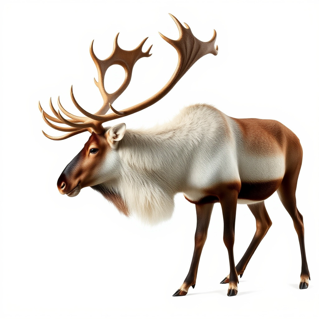 Detailed Reindeer Model Pack Low-poly 3D model_3