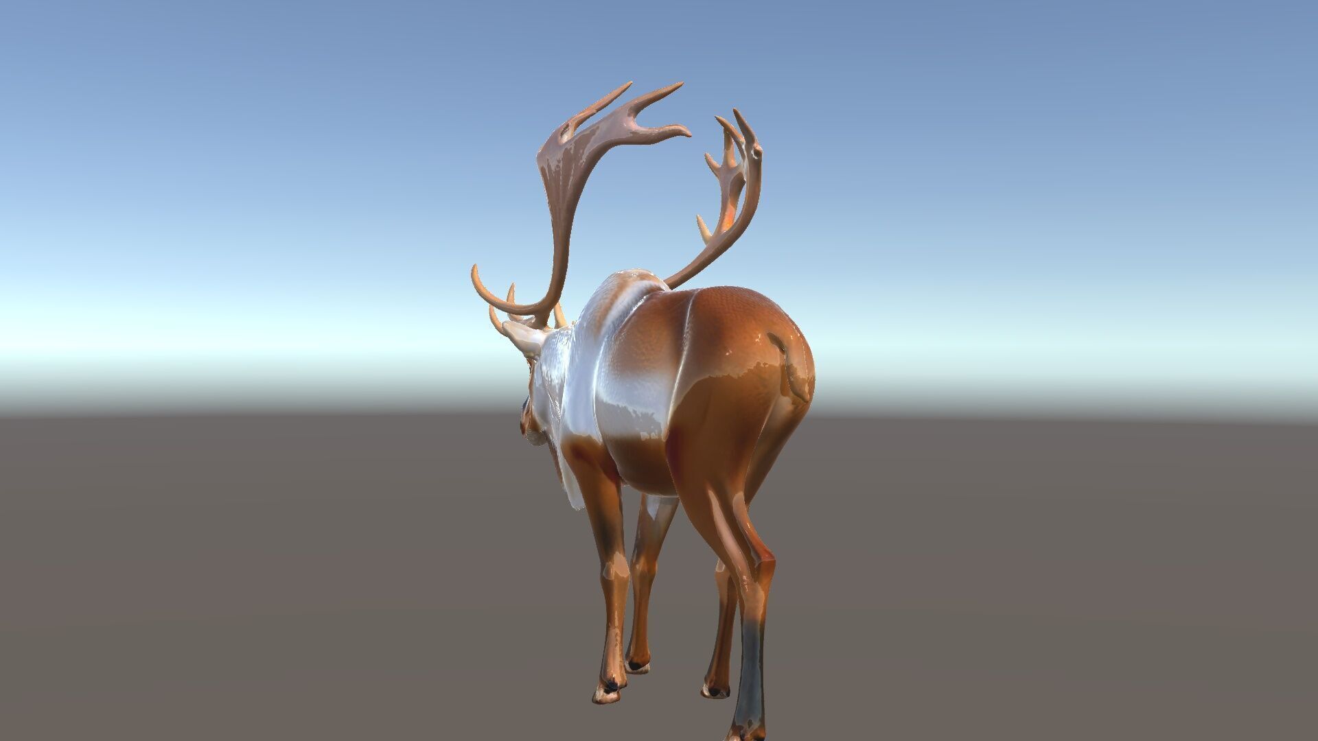 Detailed Reindeer Model Pack Low-poly 3D model_6