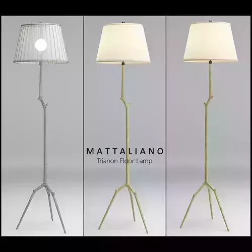Mattaliano Trianon floor lamp 3D model