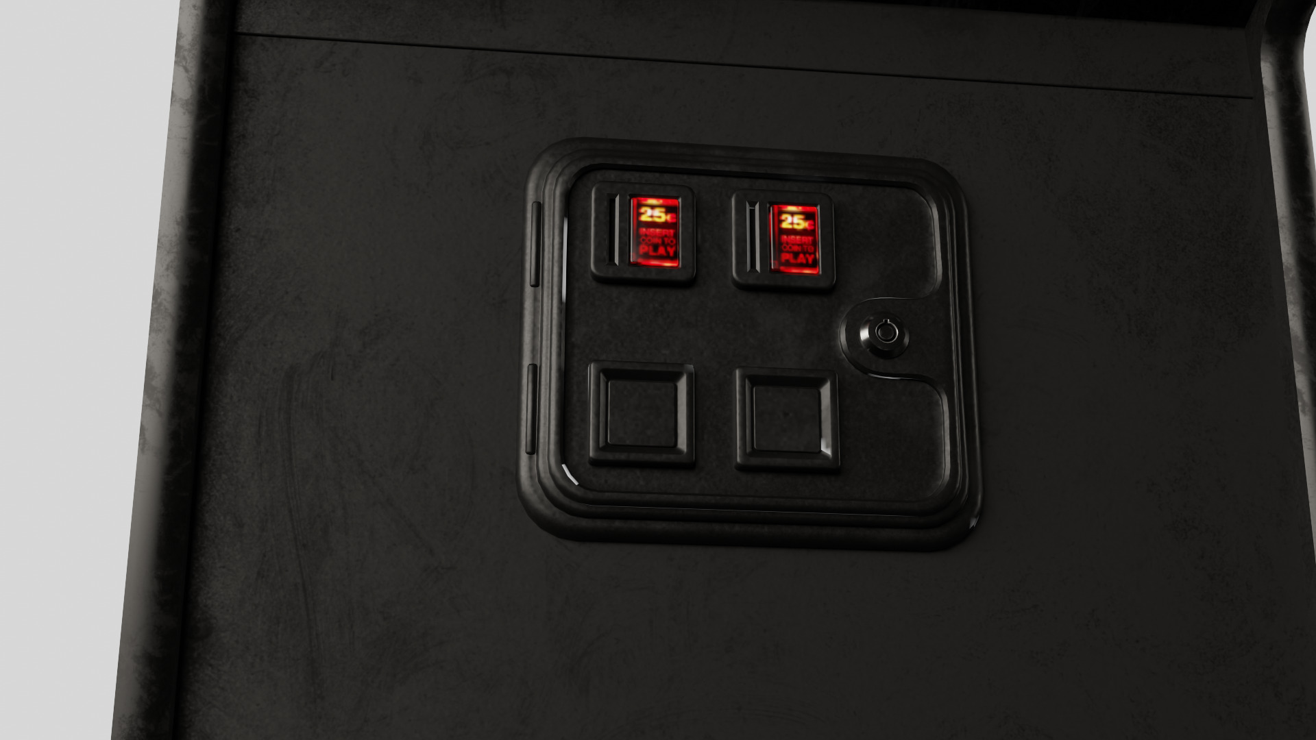 Arabian Arcade Cabinet Retro Low-poly 3D model_2