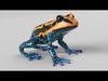 Poison Dart Frog Animated Low-poly 3D model_1