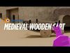 Medieval Wooden Cart 3D model_1