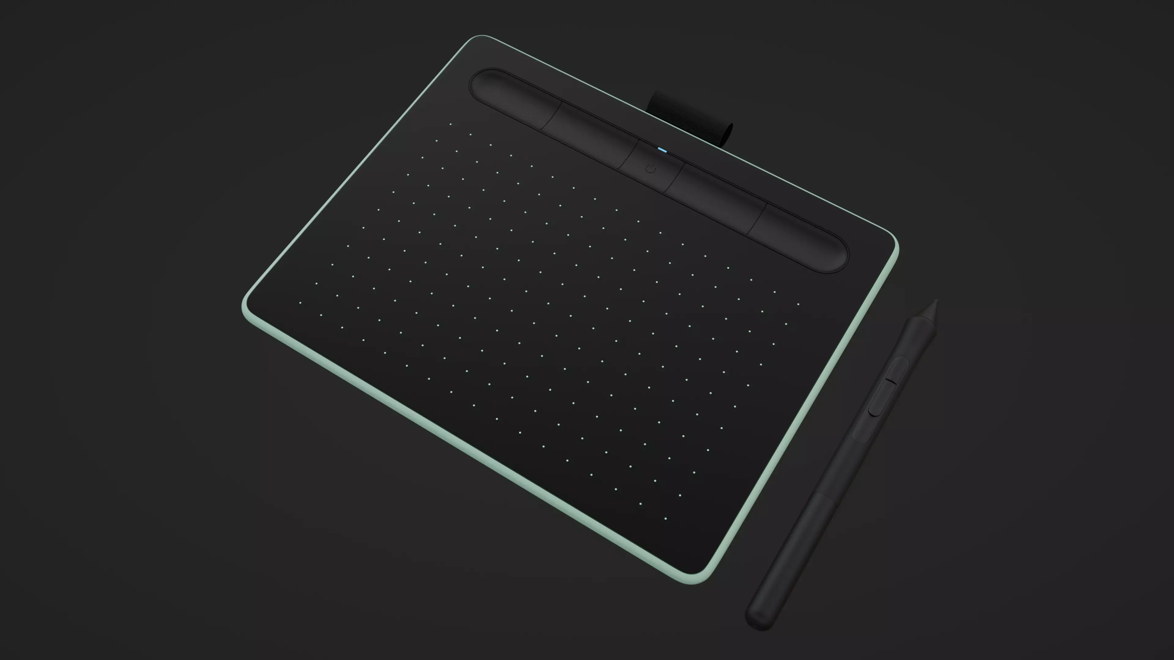 Wacom Intuos Drawing Tablet Free 3D model