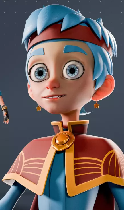 Male Model Stylized Medieval 3D model