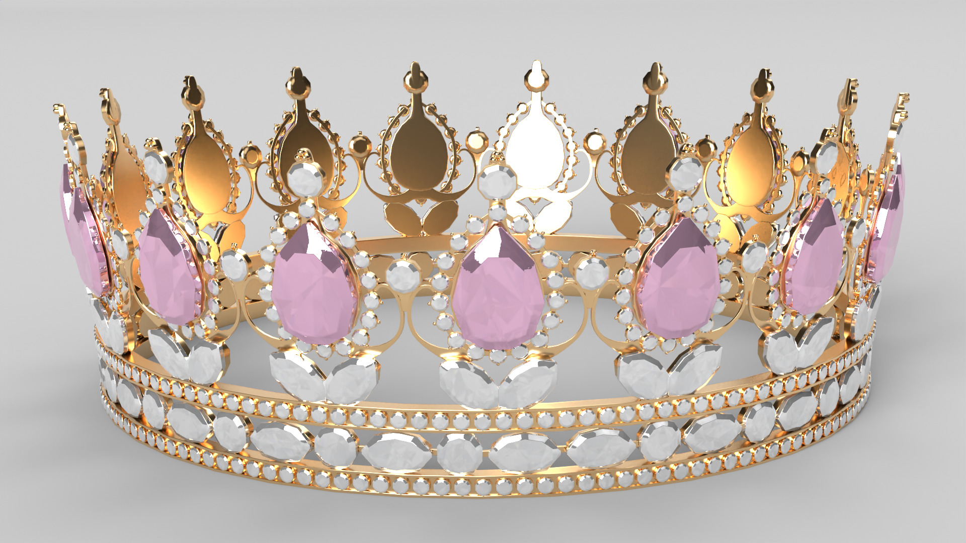 Princess Crown 3D model_1