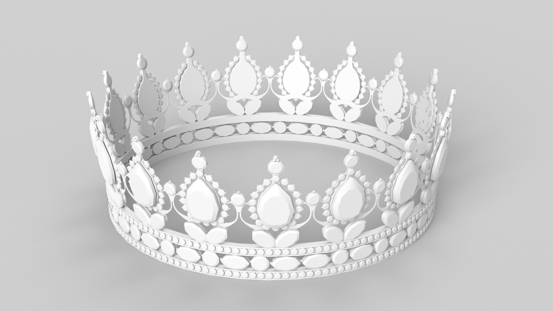 Princess Crown 3D model_6