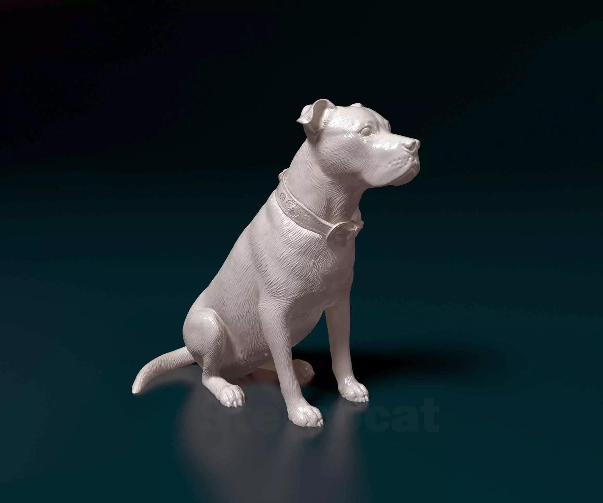 Staffordshire terrier 011 3D print model_0