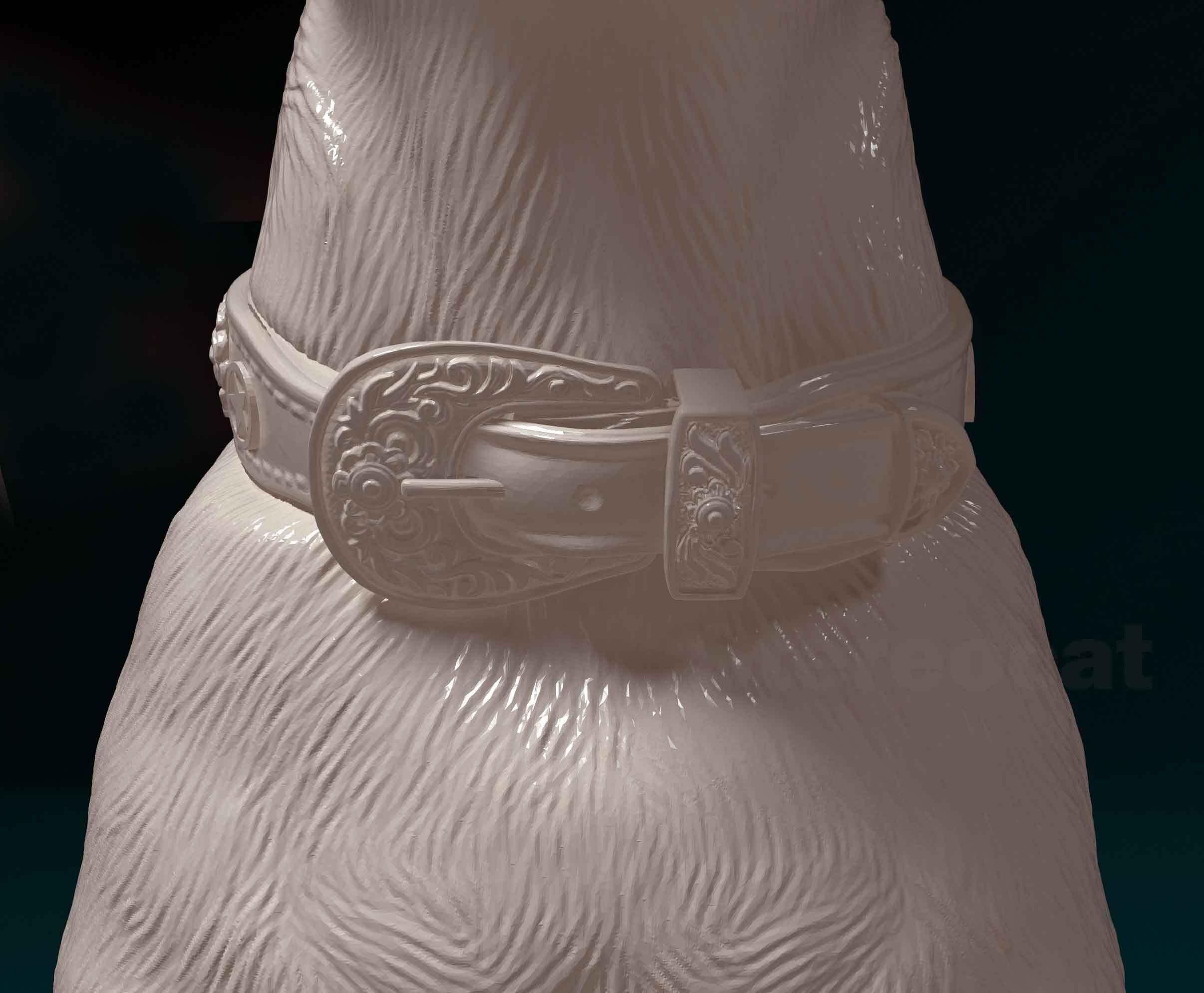 Staffordshire terrier 011 3D print model_4