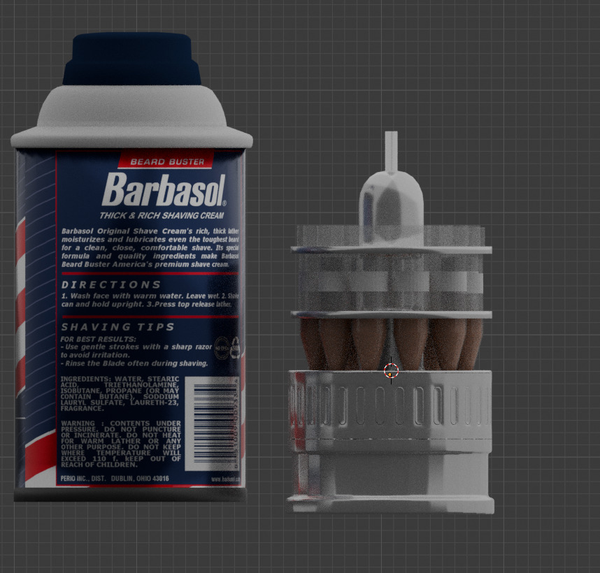 jurassic park can 3D model_2