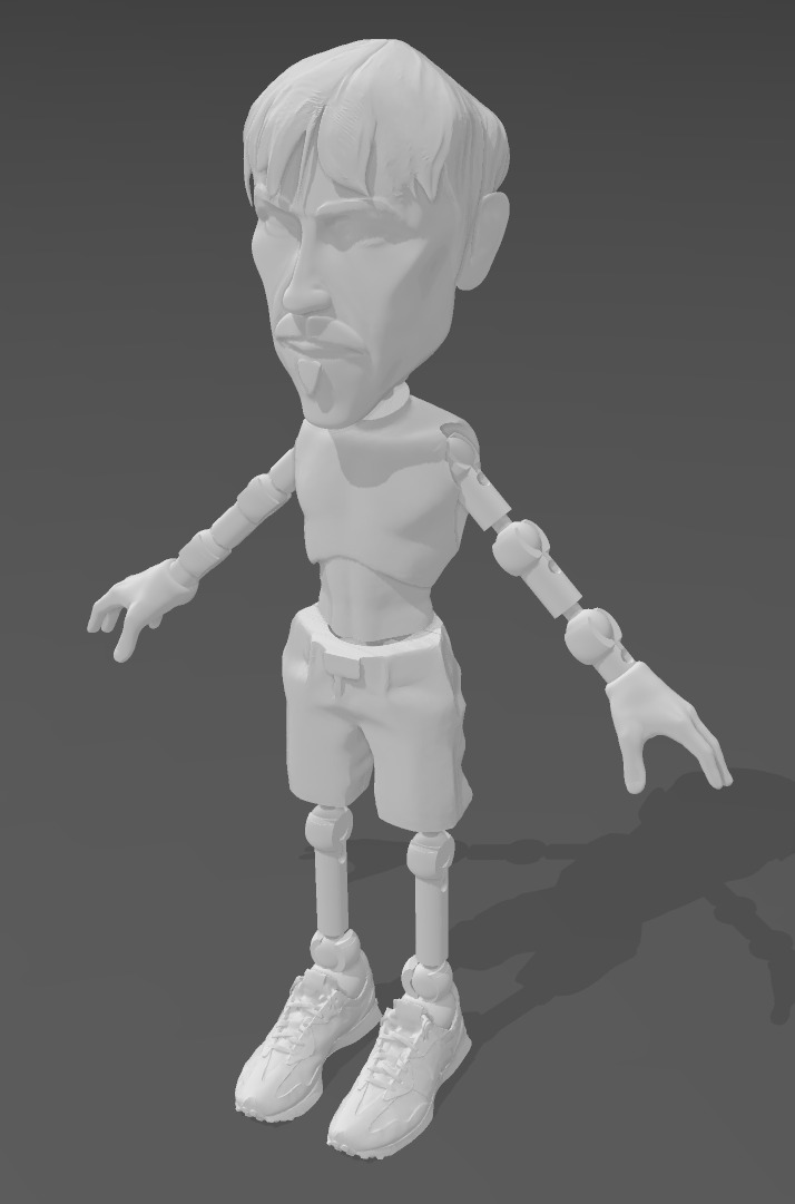 Articulated Figure - Red Hot Chili Peppers - Anthony Kiedis 3D print model_1