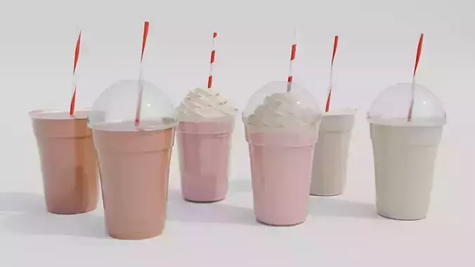 Milkshake 3D Asset Pack