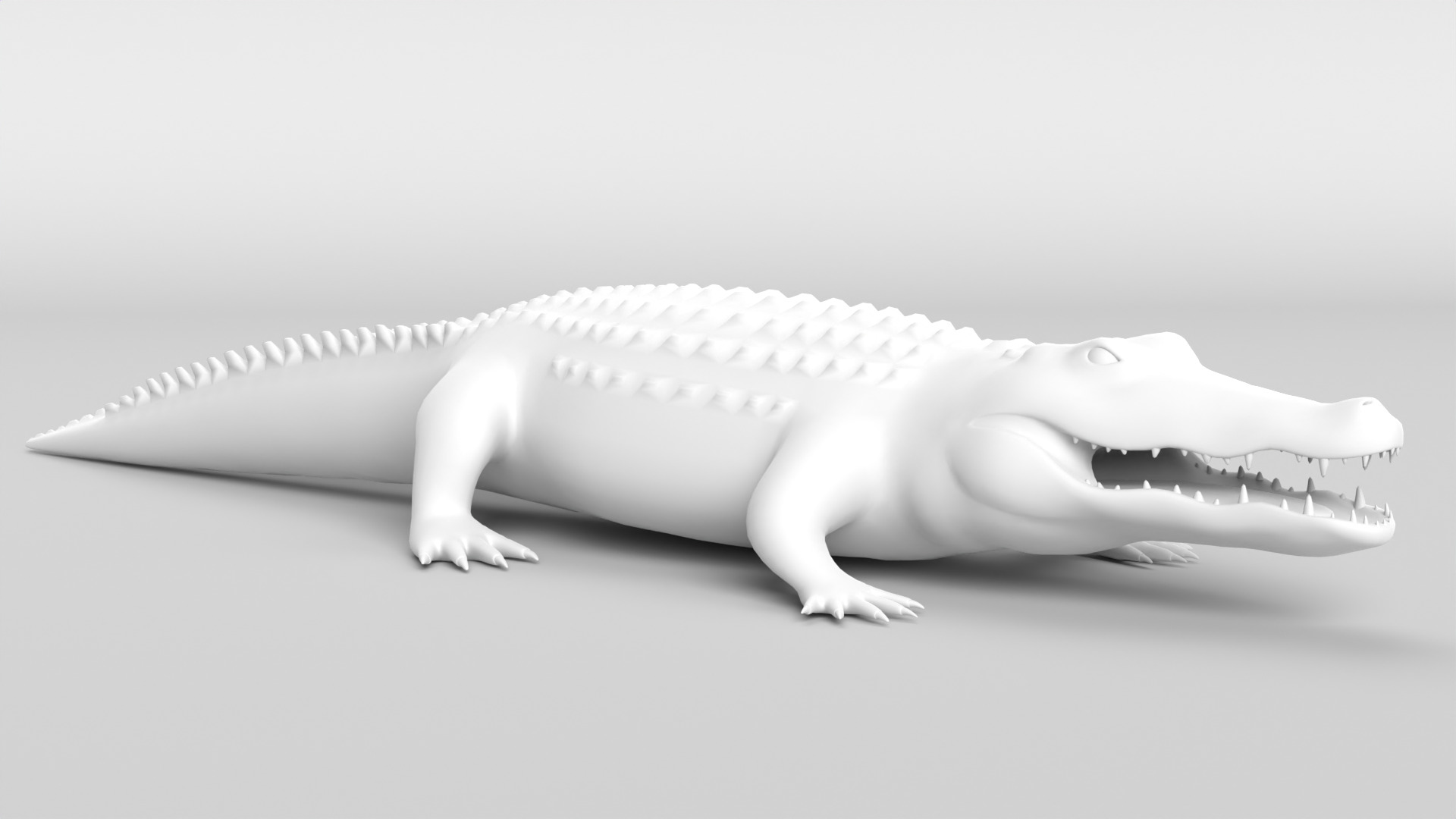 Crocodile Animated 3D model_22