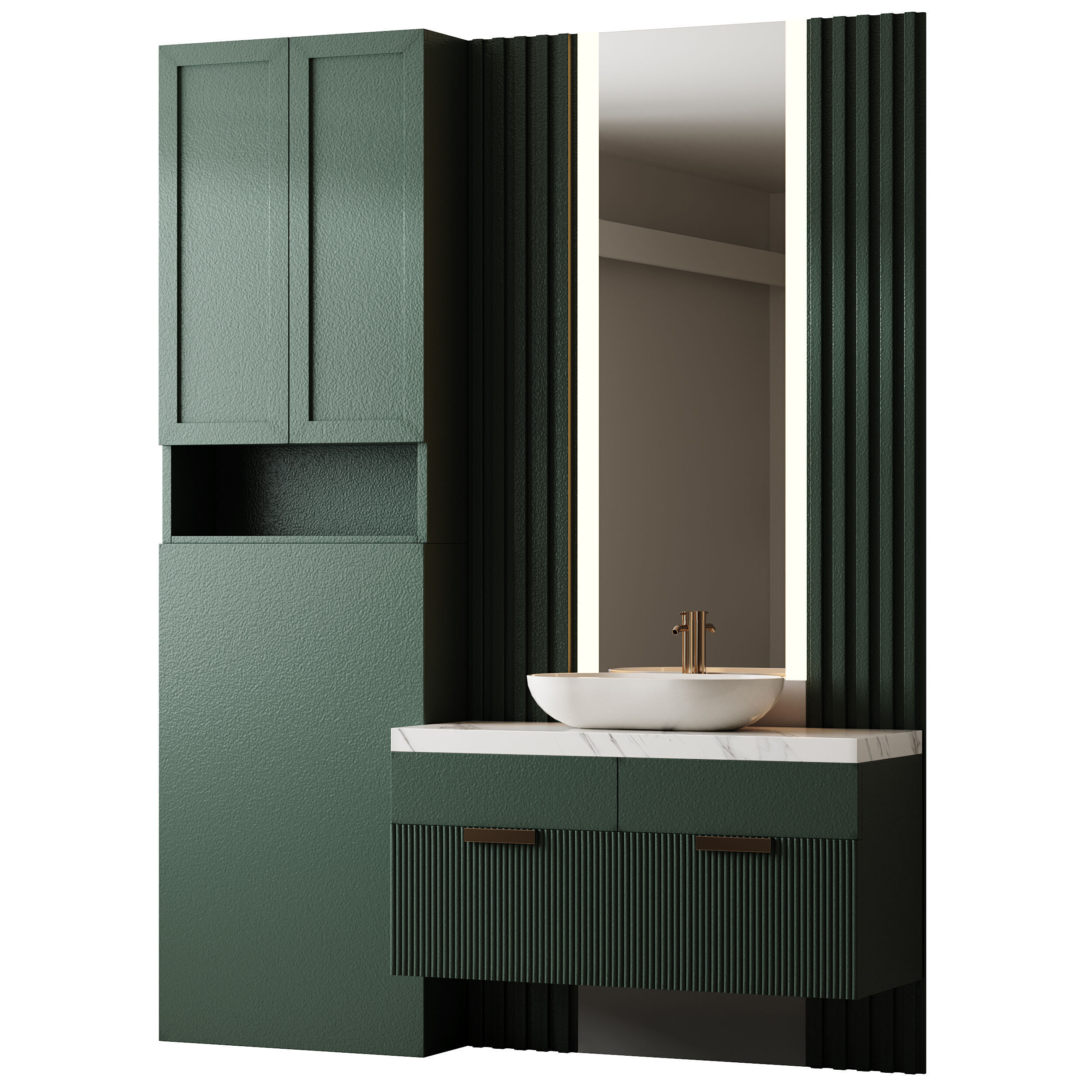 Bathroom furniture 24 3D model_12