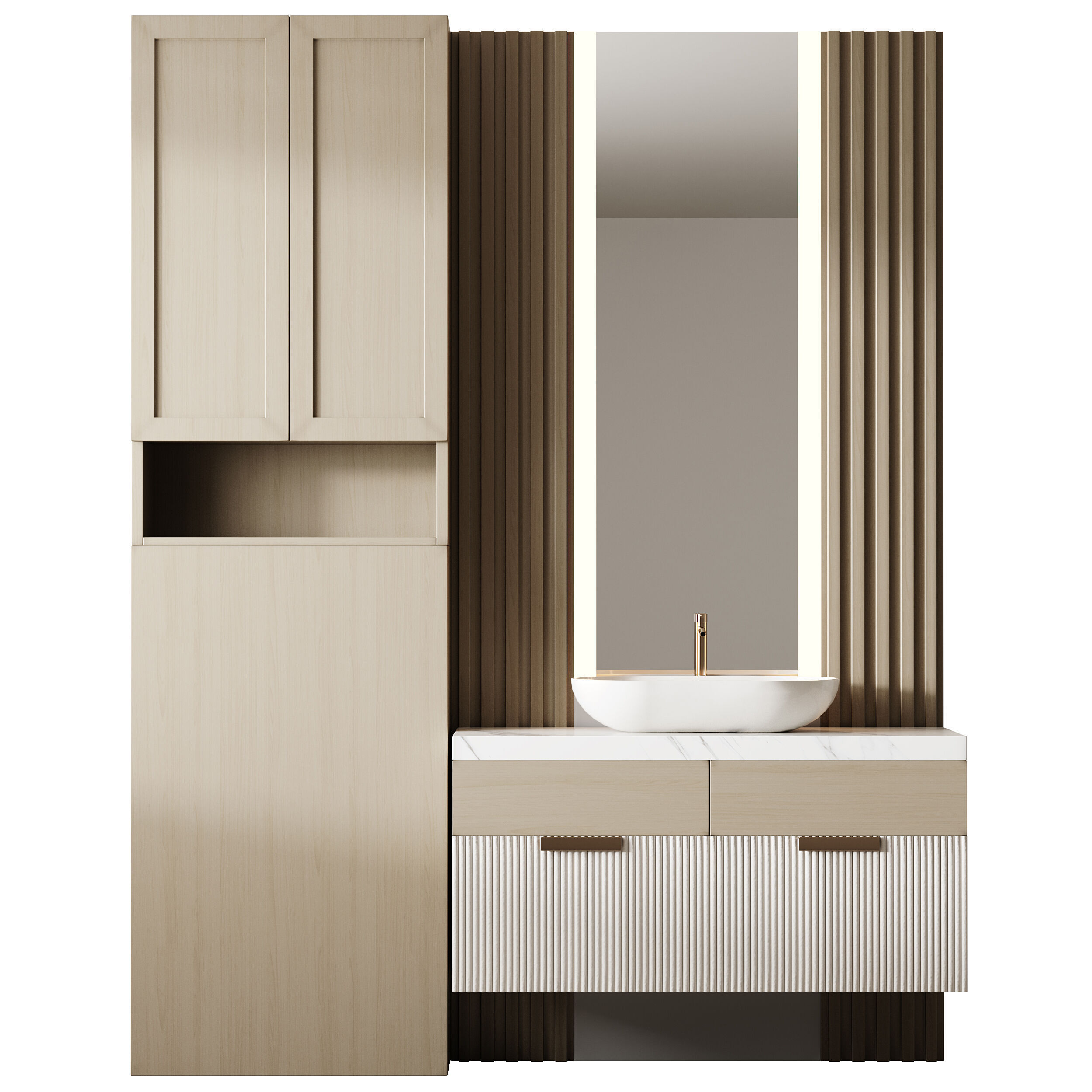 Bathroom furniture 24 3D model_8