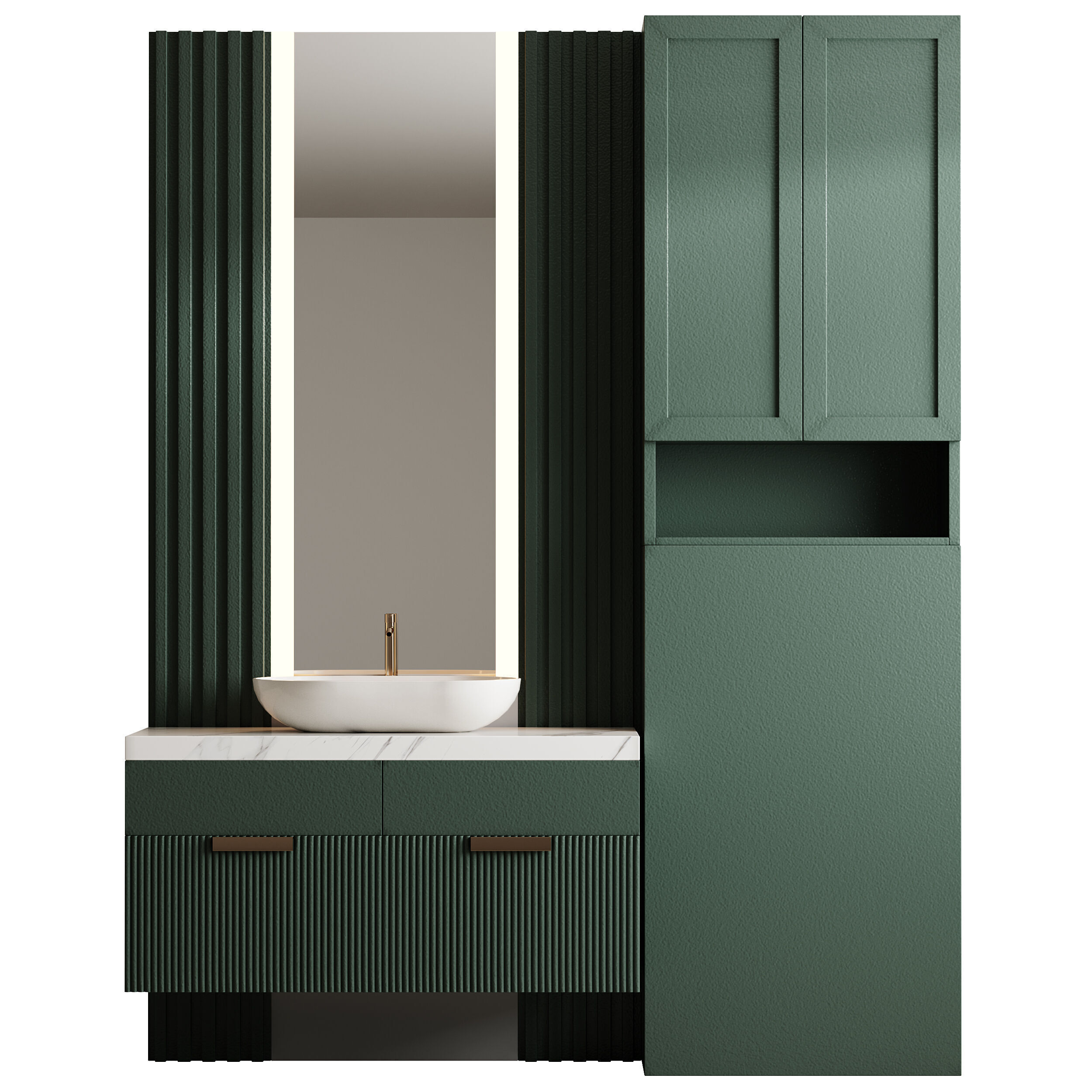 Bathroom furniture 24 3D model_3