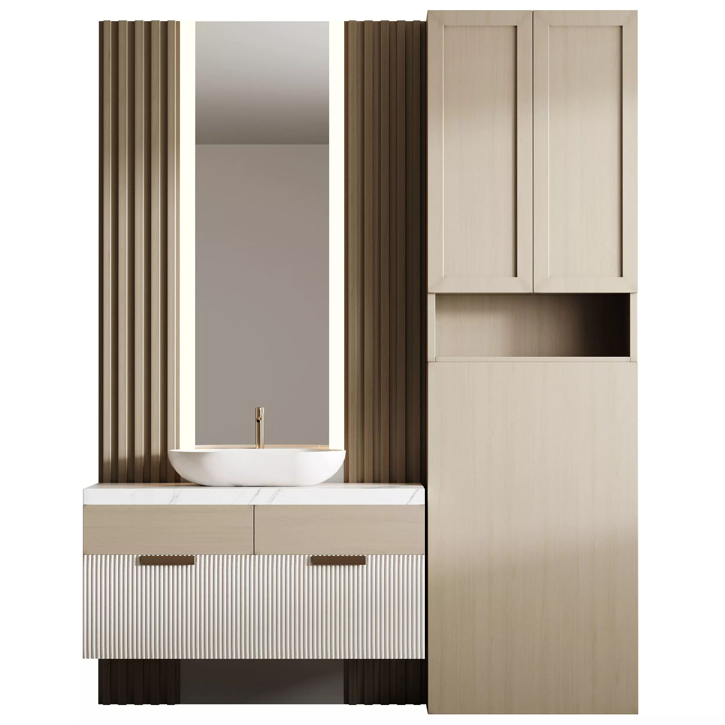 Bathroom furniture 24 3D model_0