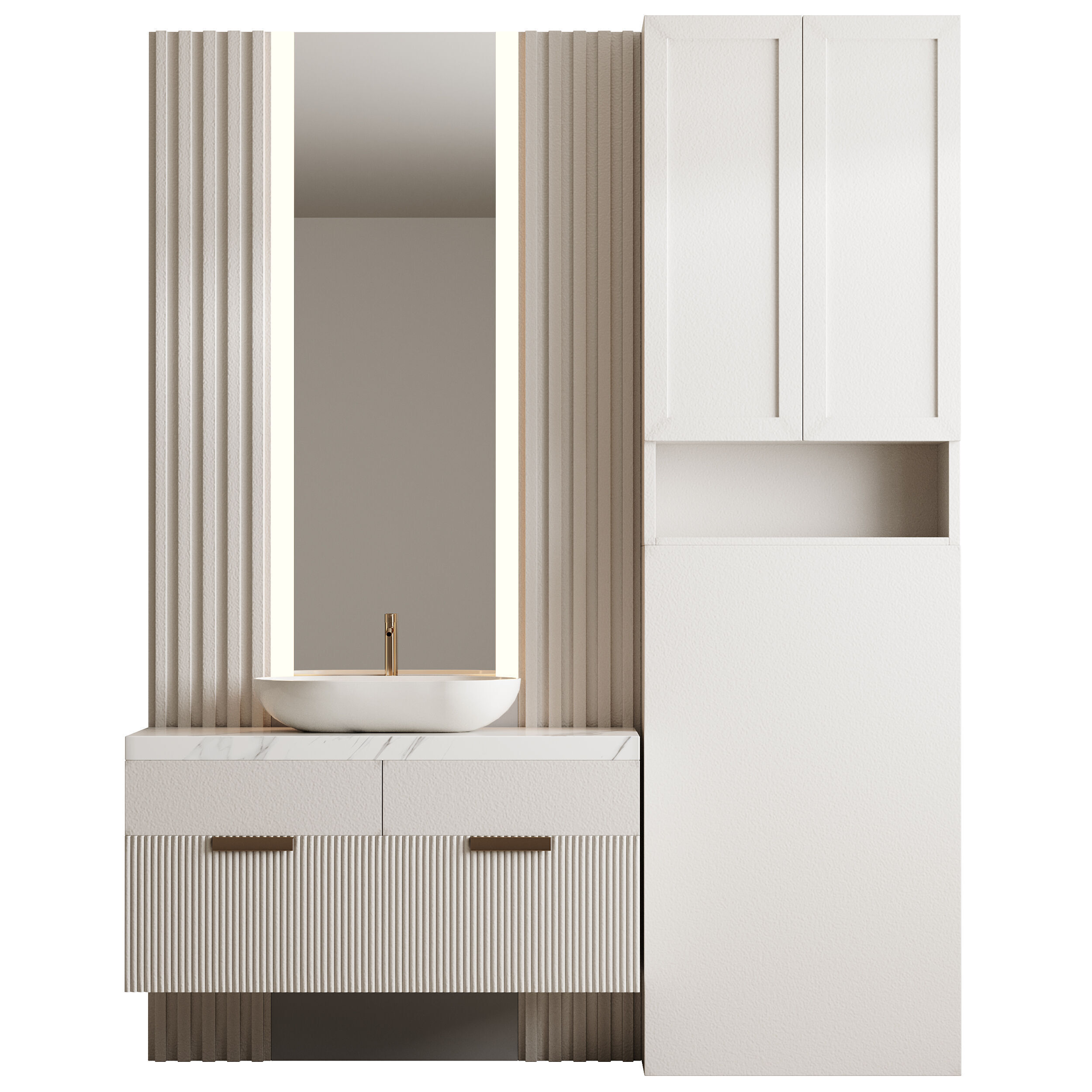 Bathroom furniture 24 3D model_1