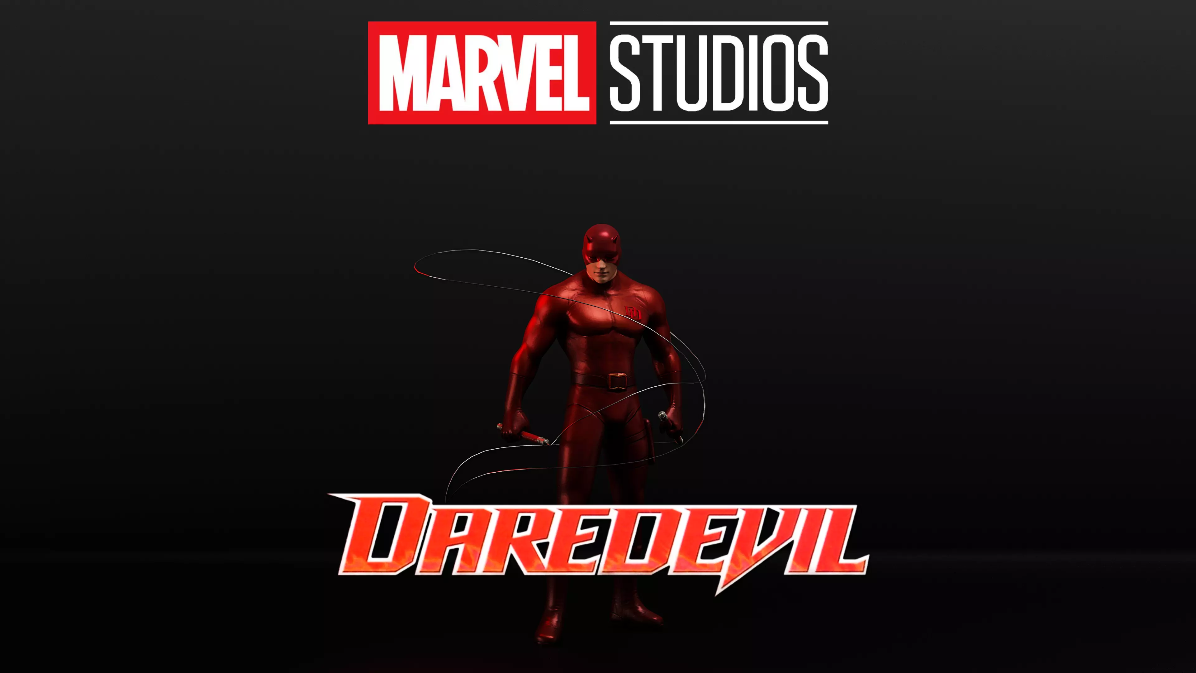Daredevil - 2003 Low-poly 3D model