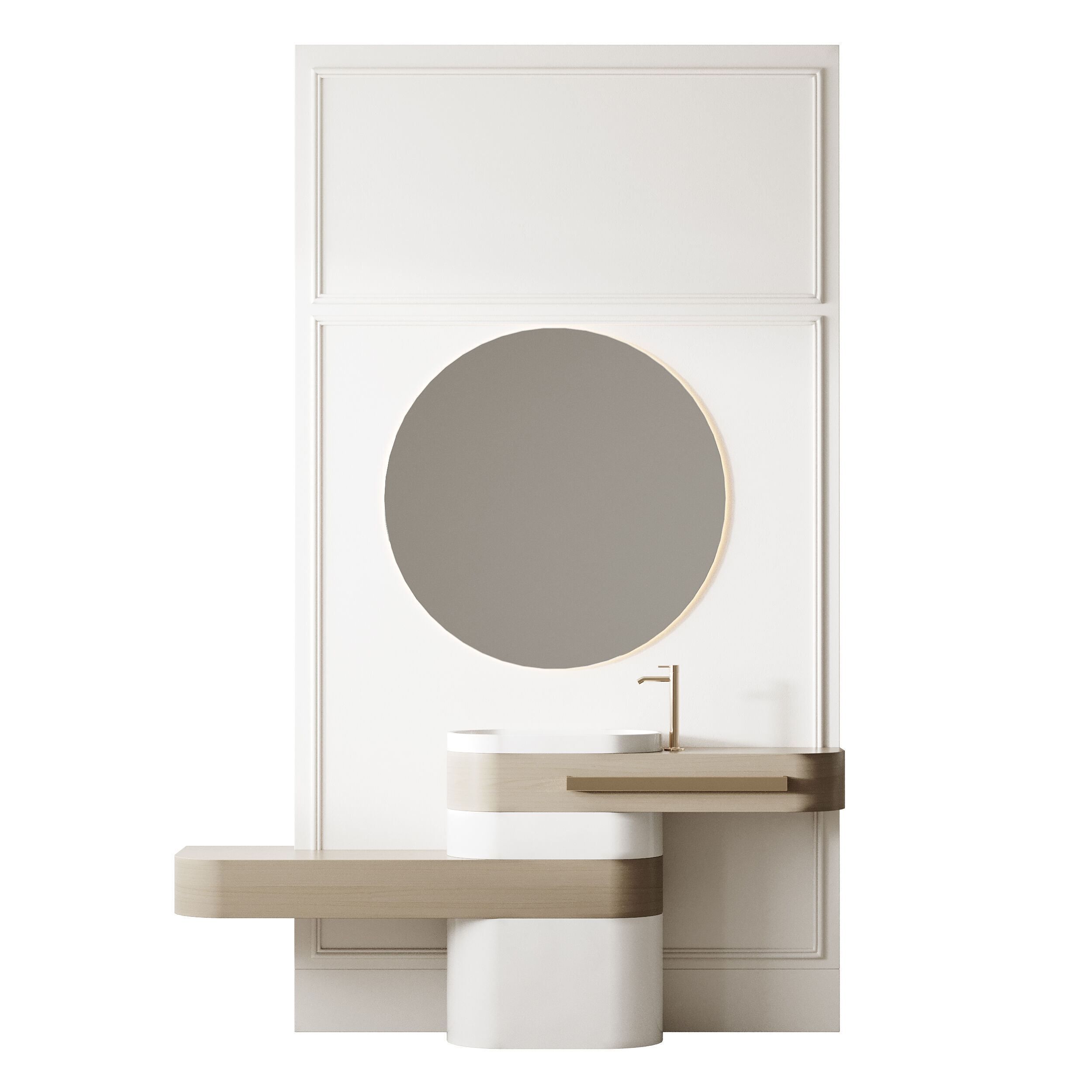 Bathroom furniture 25 3D model_12