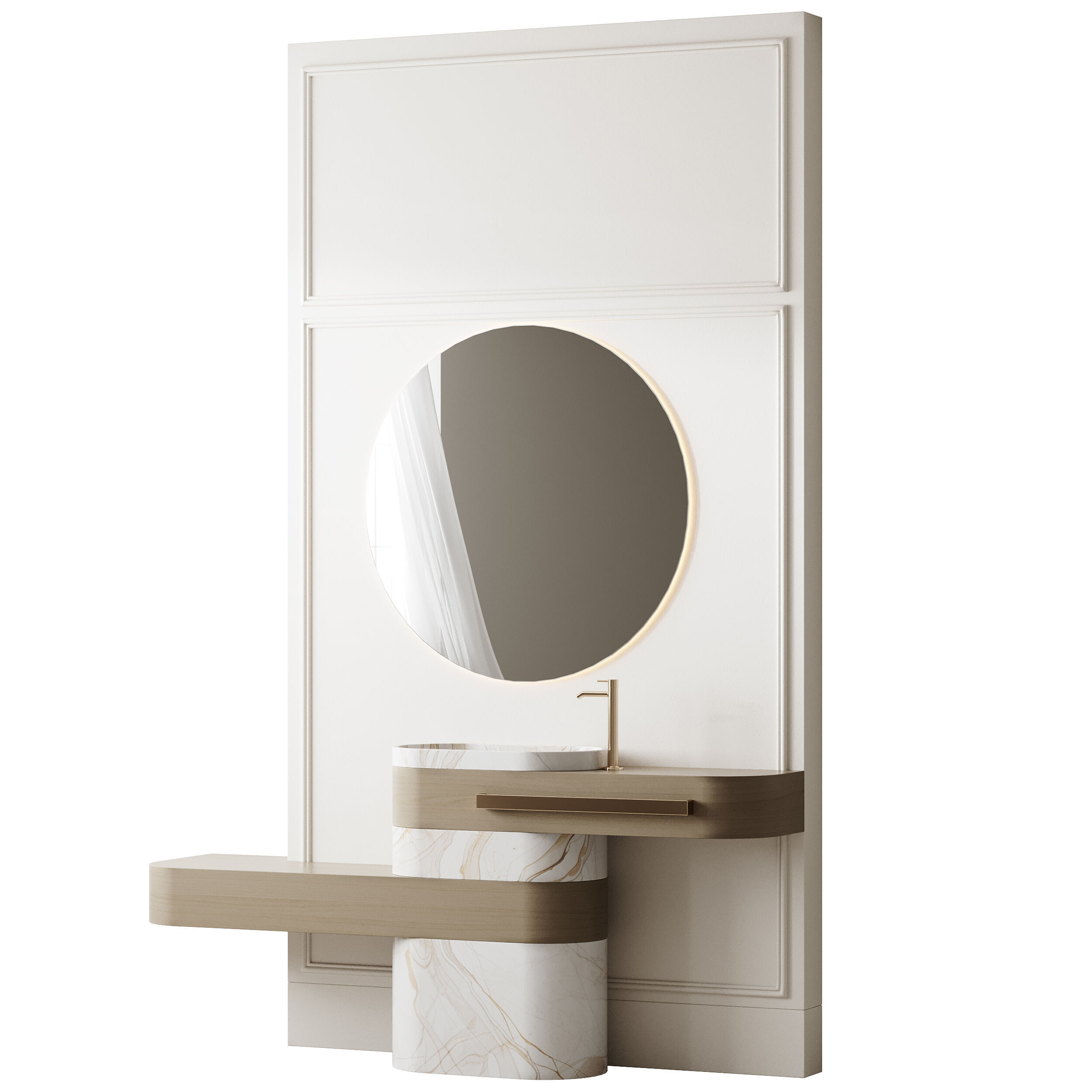 Bathroom furniture 25 3D model_9