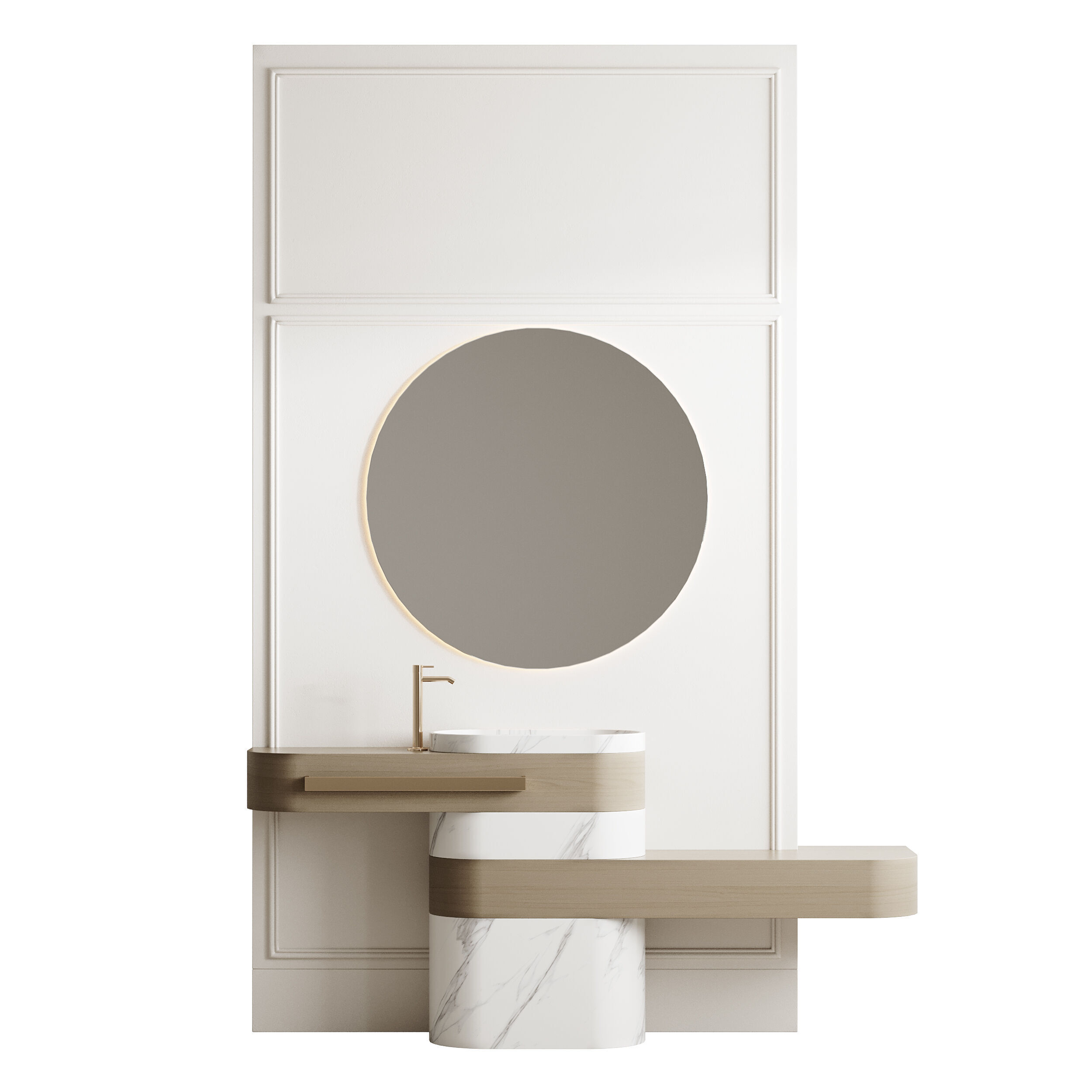 Bathroom furniture 25 3D model_4