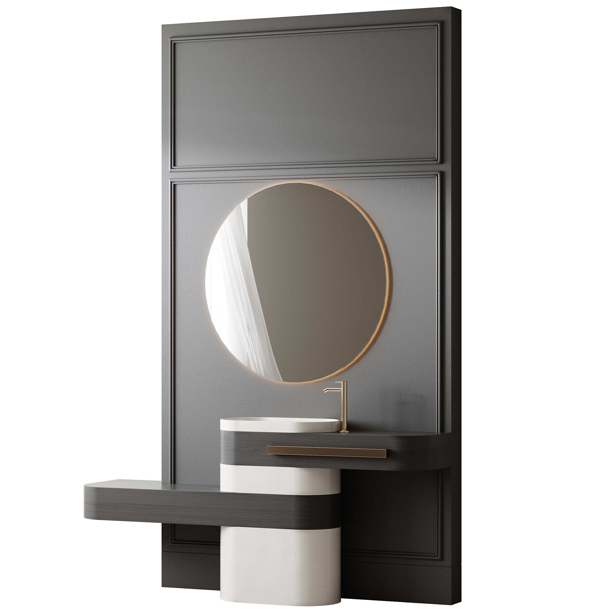 Bathroom furniture 25 3D model_11