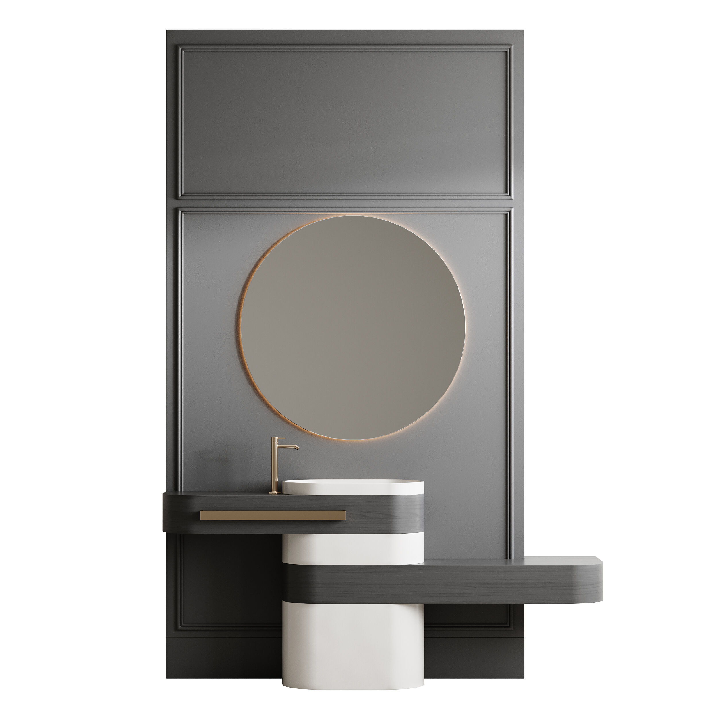 Bathroom furniture 25 3D model_6