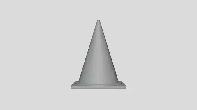 Basic Traffic Cone - Geometry Only No Textures No Materials