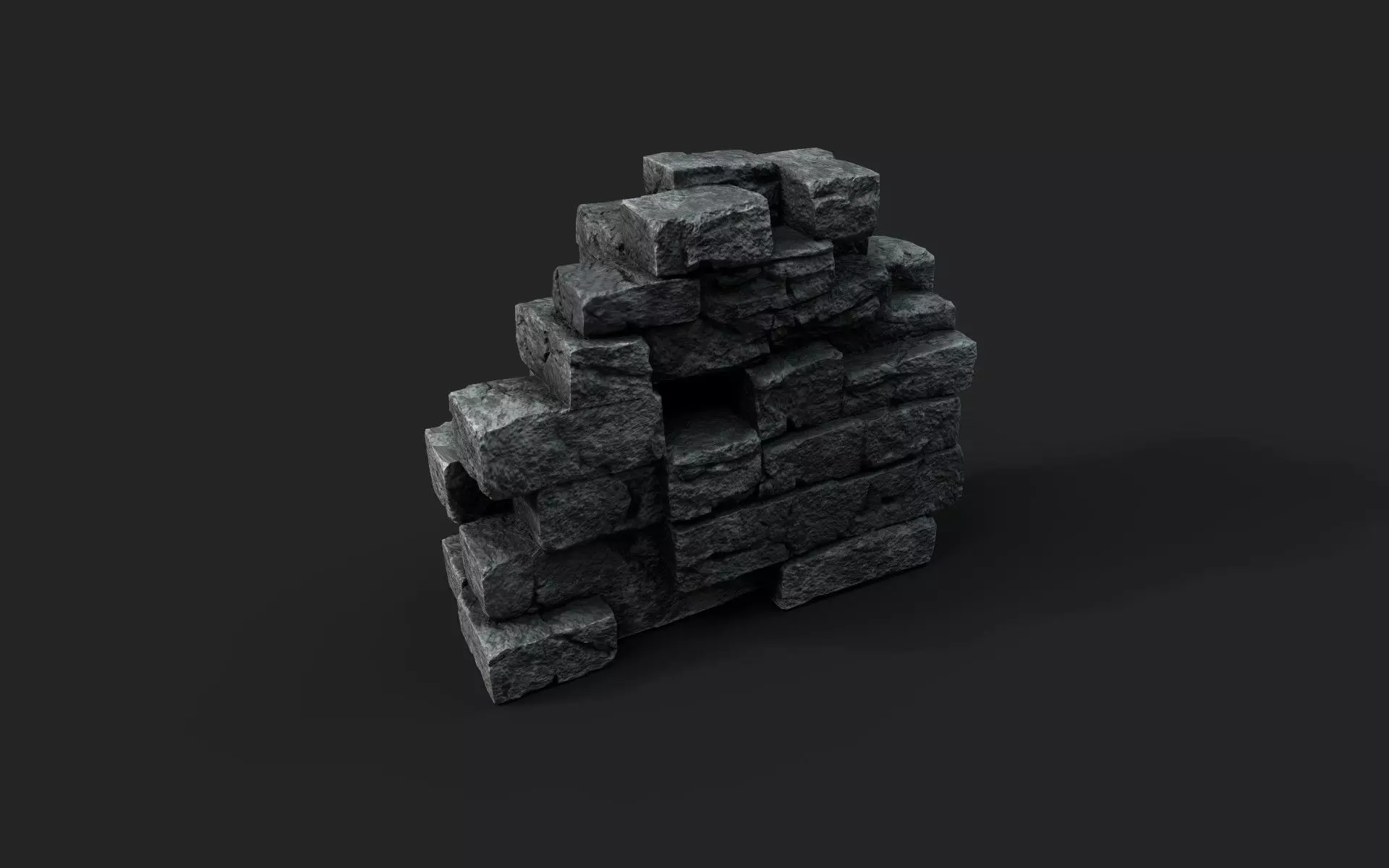 Old Ruin 5 Low-poly 3D model
