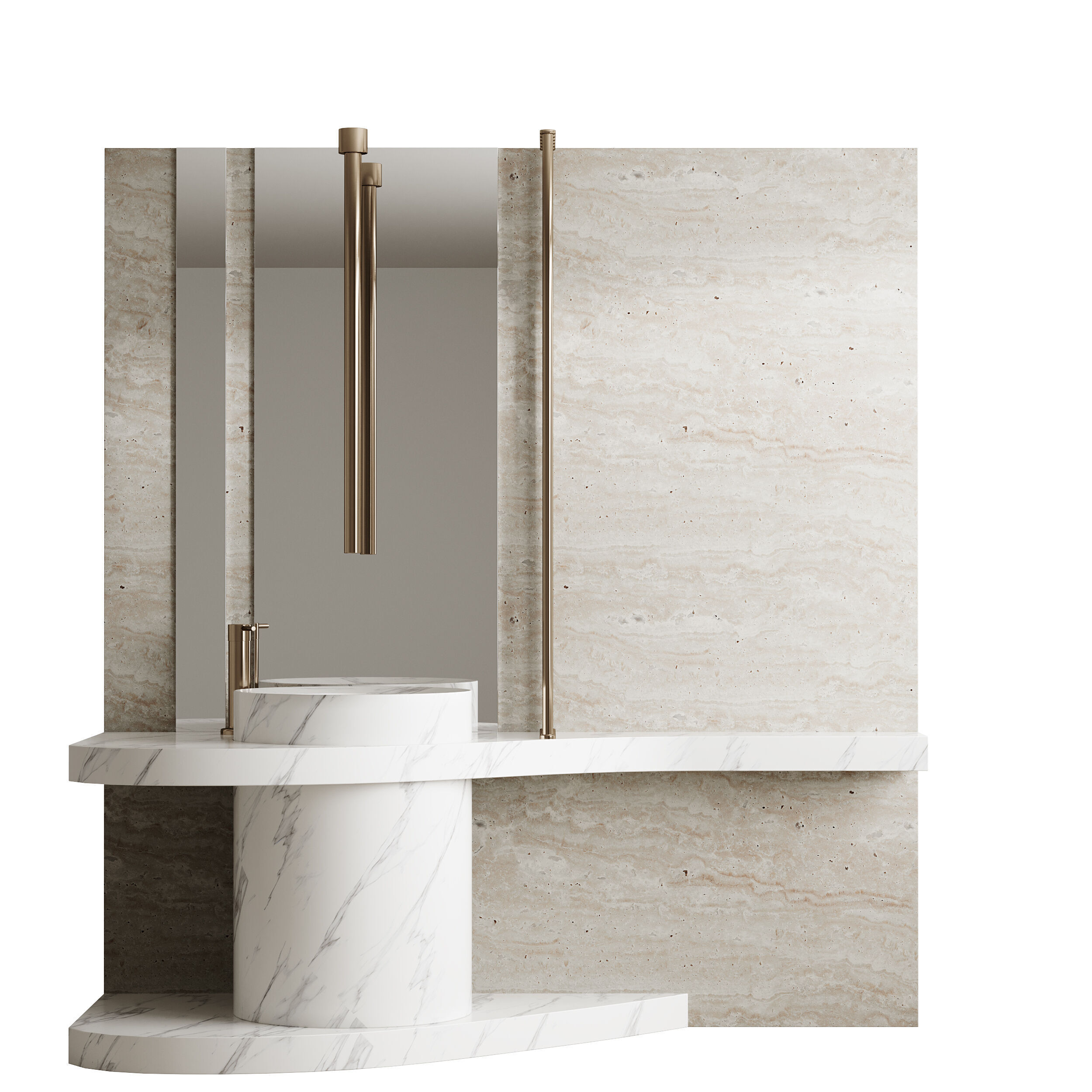 Bathroom furniture 26 3D model_8