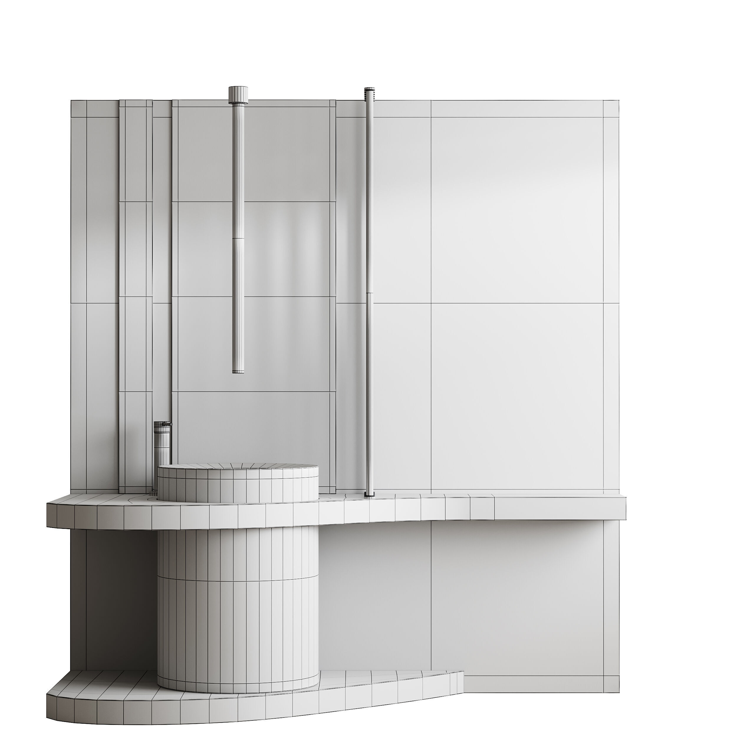 Bathroom furniture 26 3D model_14