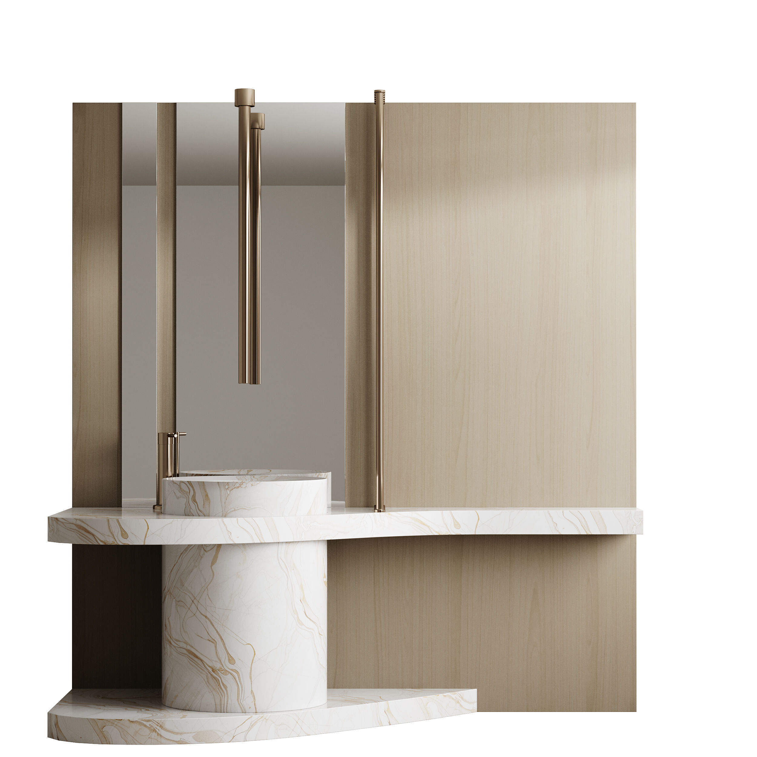 Bathroom furniture 26 3D model_4