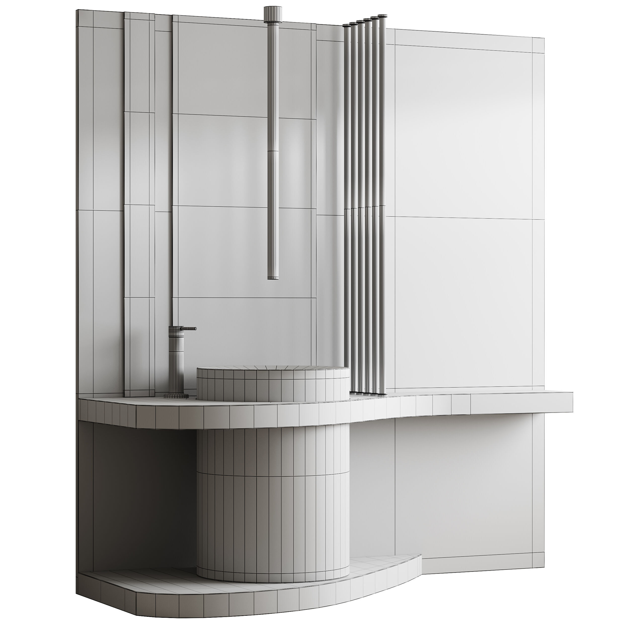 Bathroom furniture 26 3D model_13