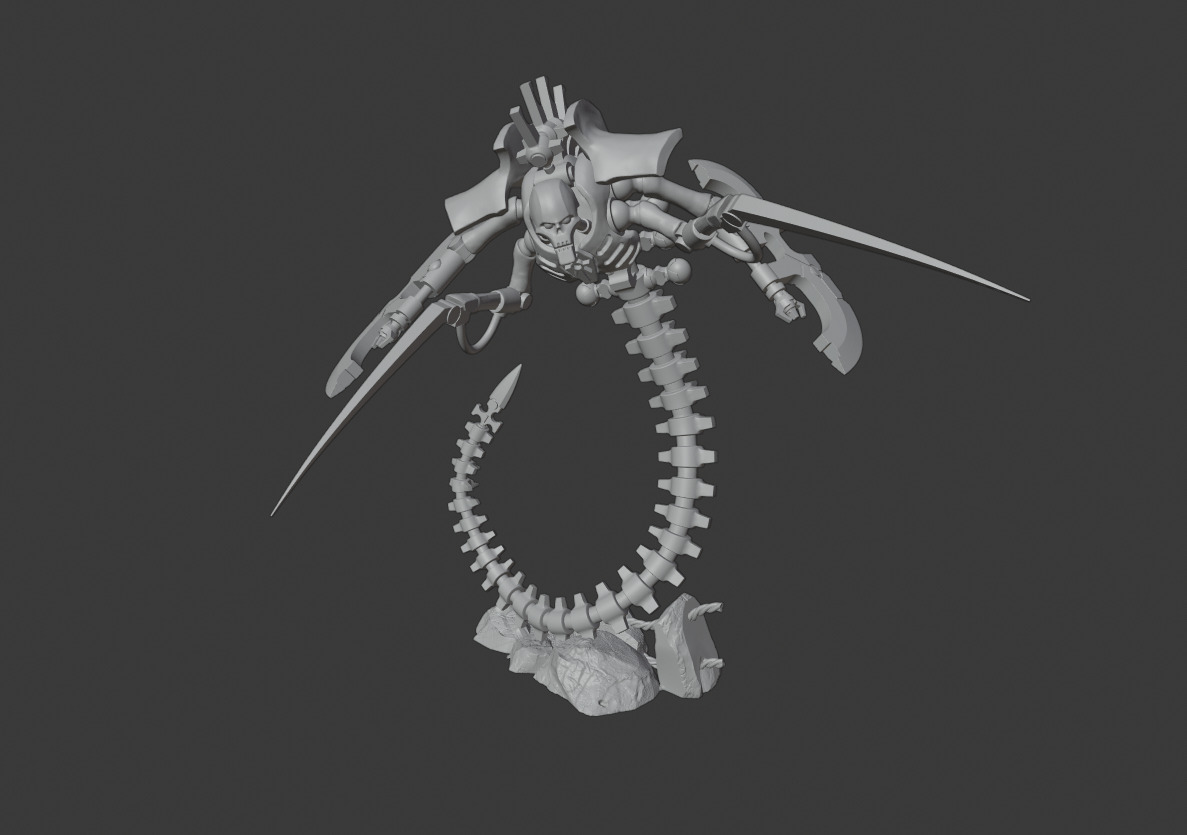 Obsidian Destroyer 3D print model_2