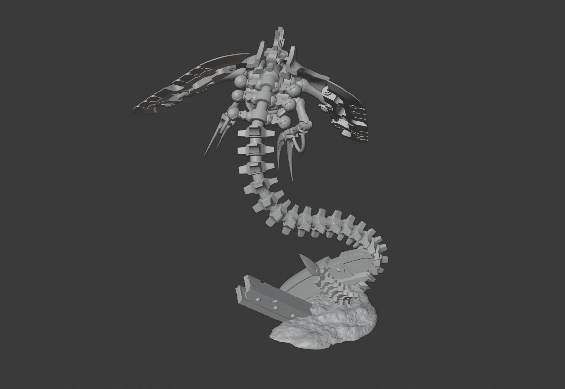 Obsidian Destroyer 3D print model_1