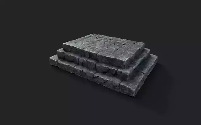 Old Ruin 6 Low-poly 3D model