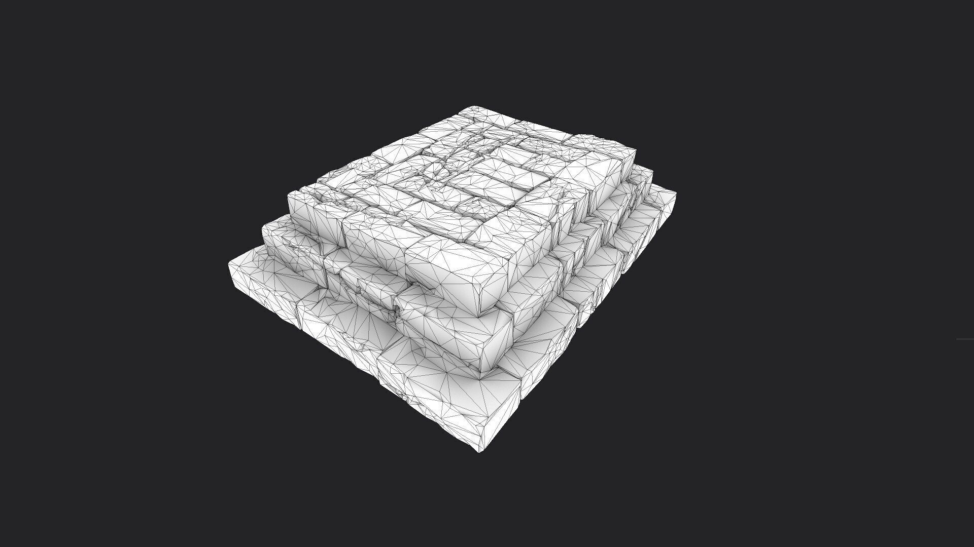 Old Ruin 6 Low-poly 3D model_6