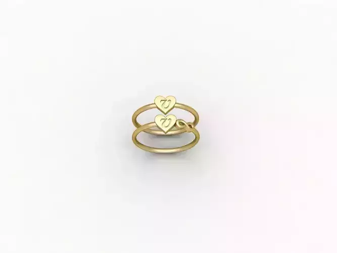 V alphabet ring