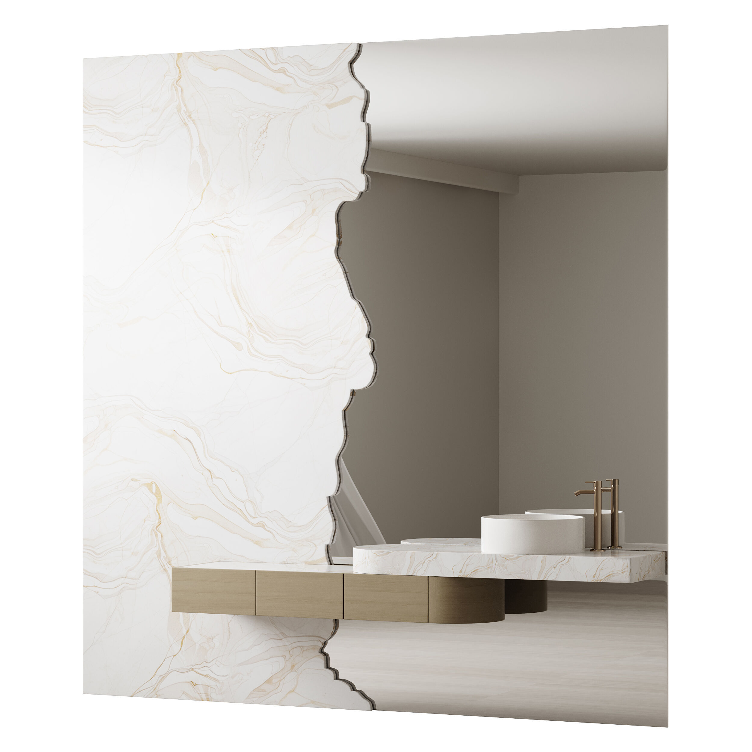 Bathroom furniture 27 3D model_10