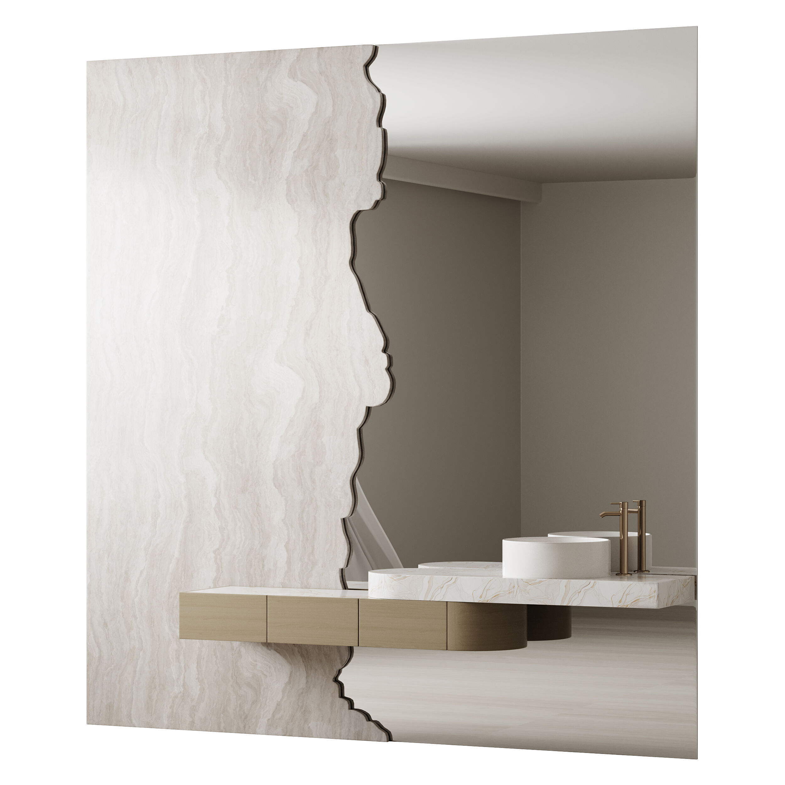 Bathroom furniture 27 3D model_9