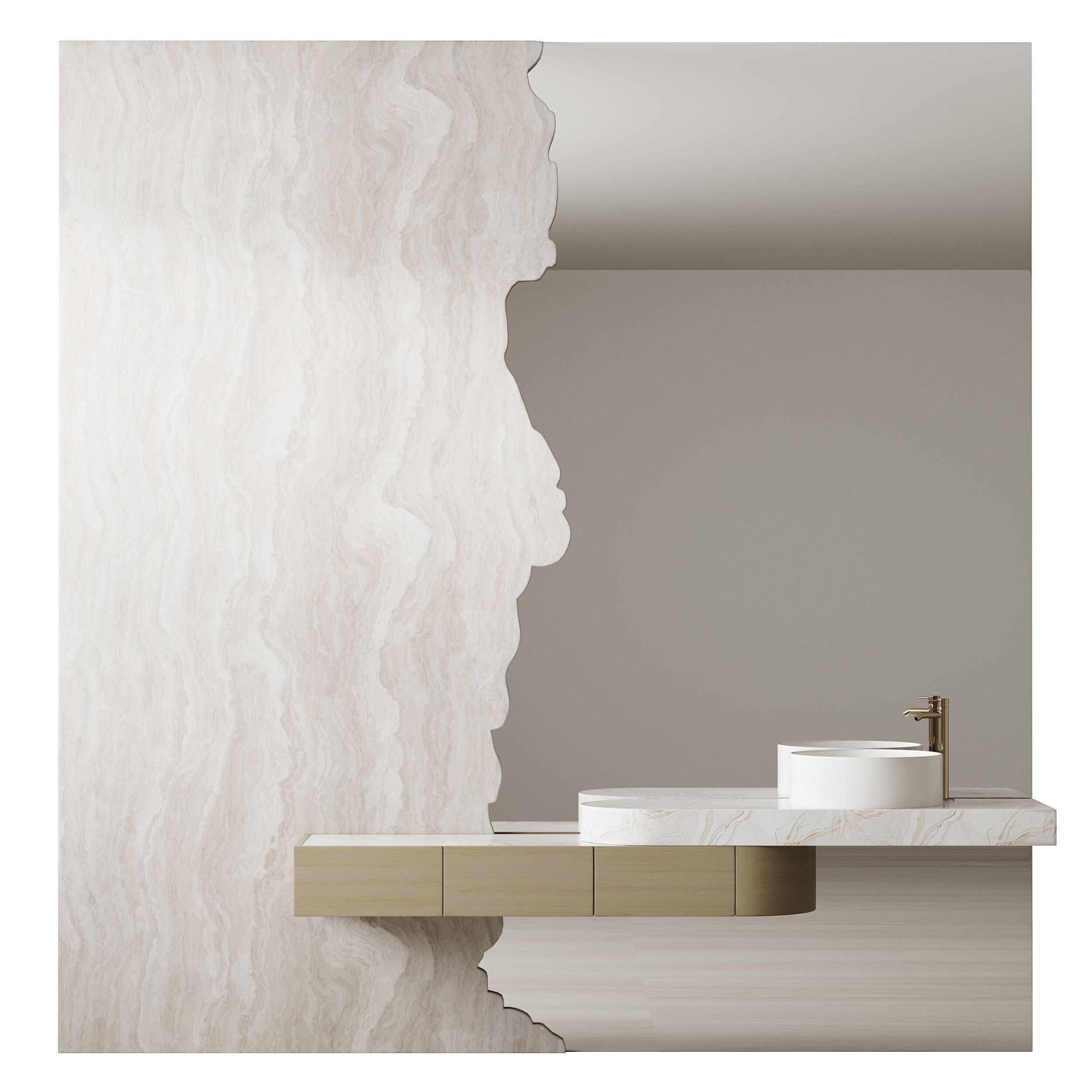 Bathroom furniture 27 3D model_12