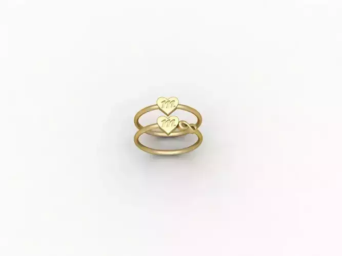 M alphabet ring
