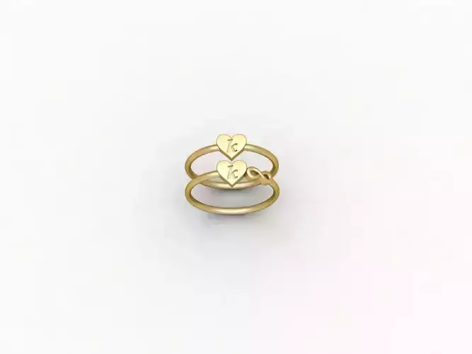 K alphabet ring