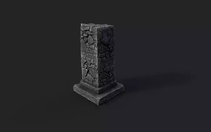 Old Ruin 7 Low-poly 3D model