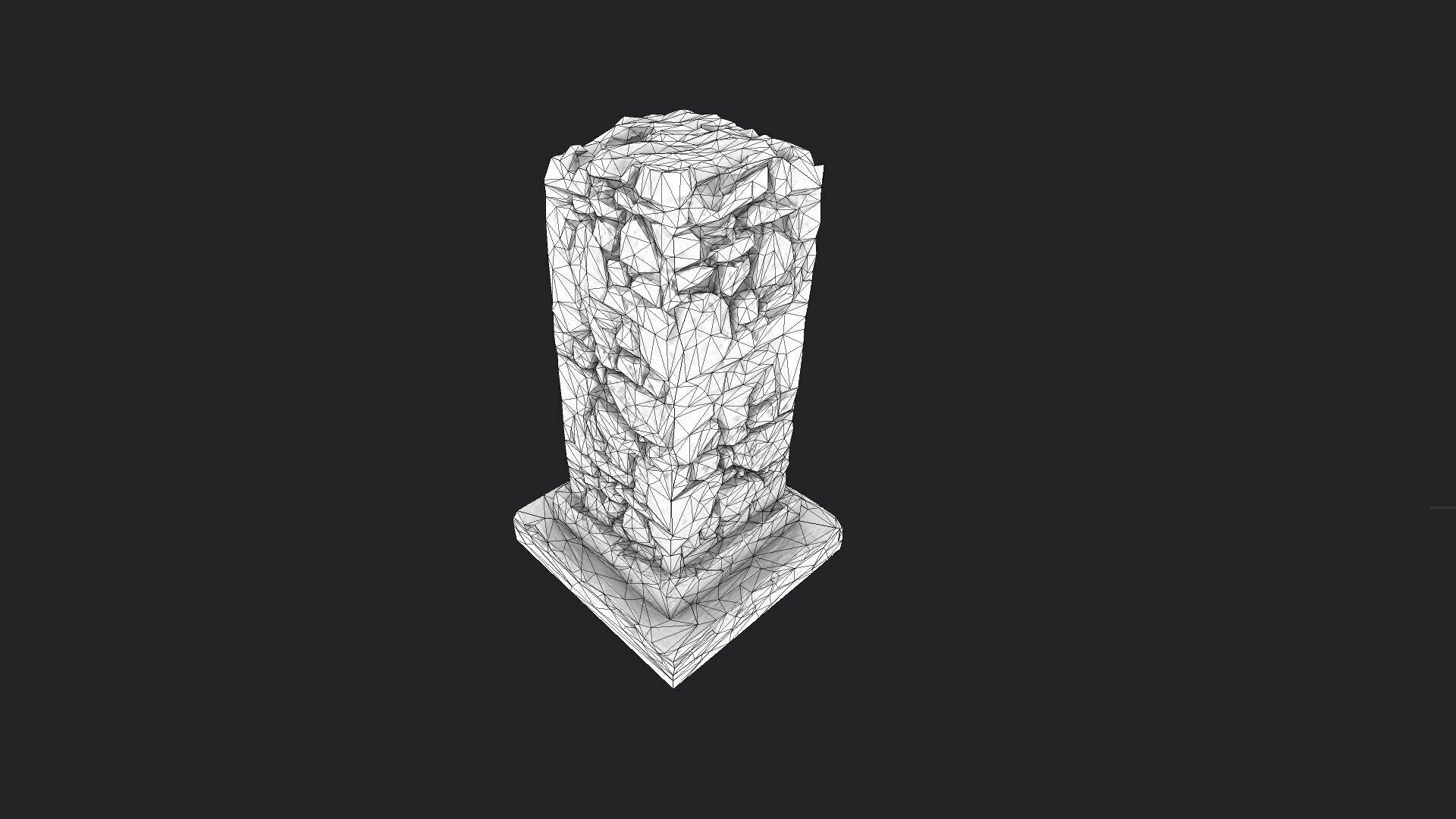 Old Ruin 7 Low-poly 3D model_5