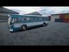 Classic Bus unity asset Low-poly 3D model_1