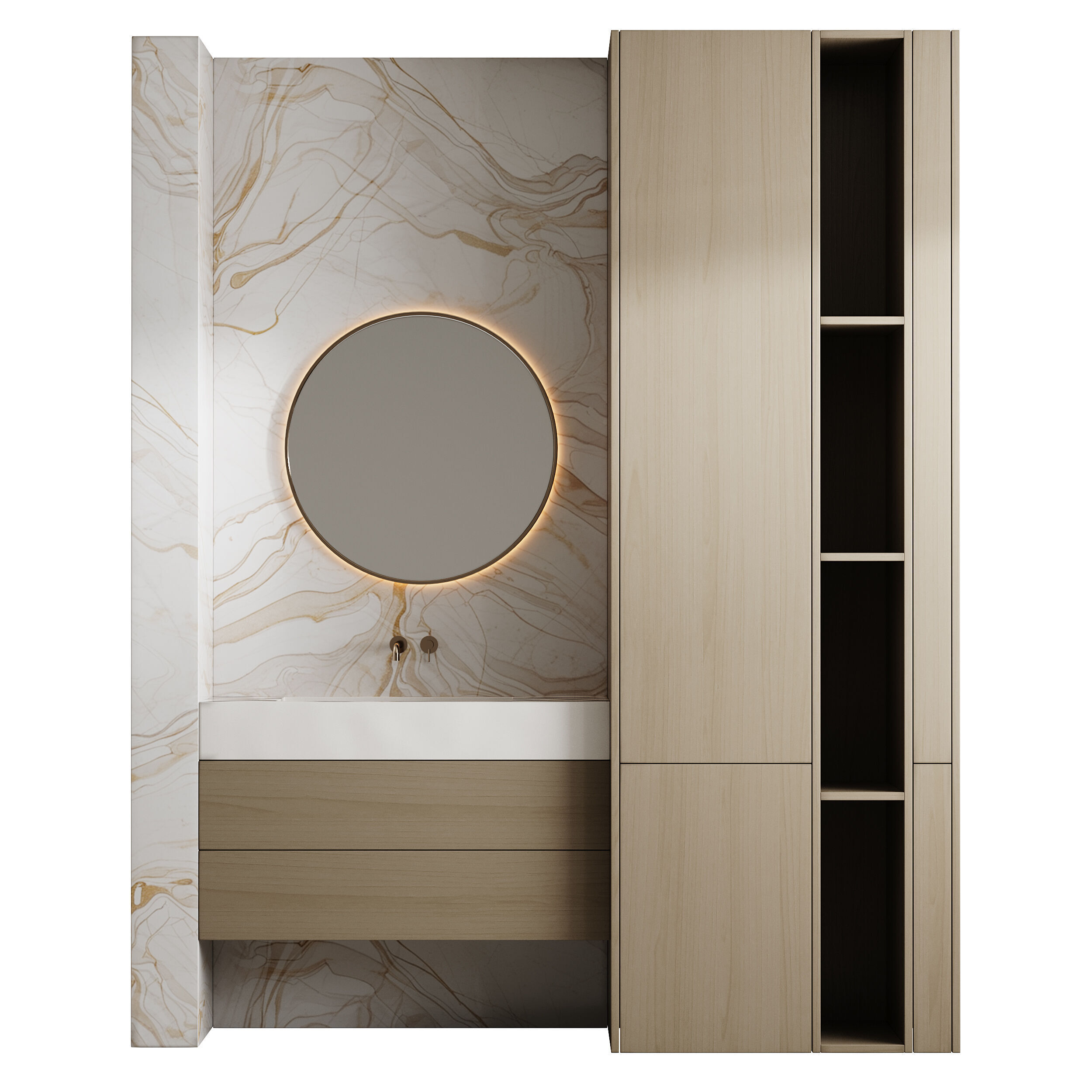 Bathroom furniture 28 3D model_2