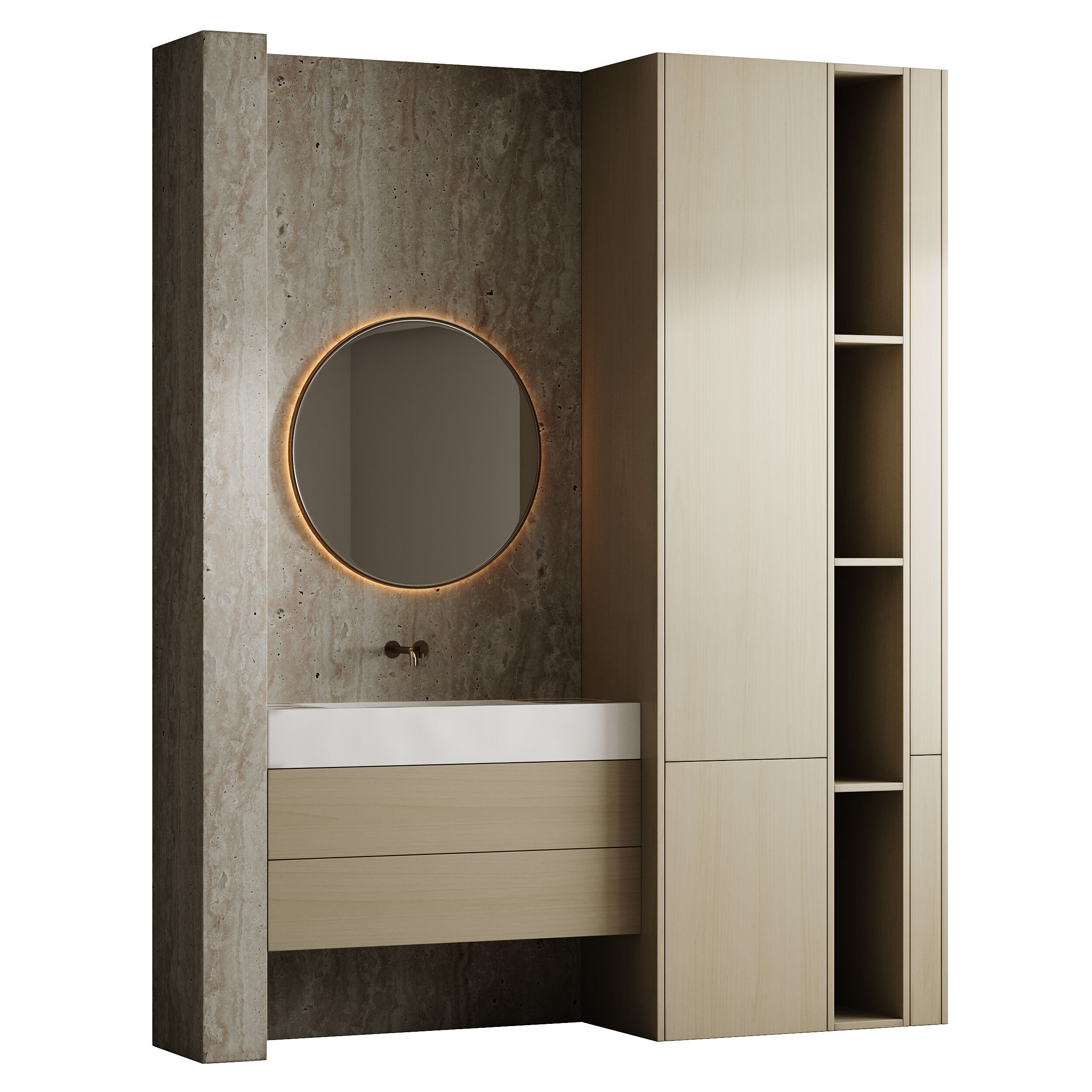 Bathroom furniture 28 3D model_7
